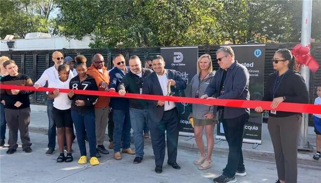 Dallas Red Cloud Ribbon Cutting